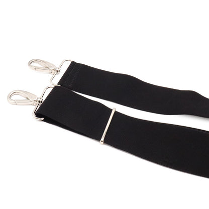 Prada Canapa Tote 2-Way Shoulder Bag Crossbody Canvas Leather Nero Black — view 5