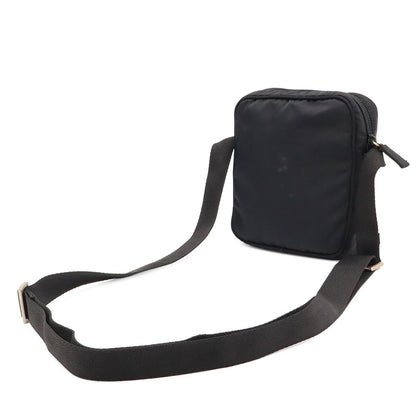Prada Sports Line Shoulder Bag Pouch Pochette Crossbody Nylon Nero Black Silver — view 2