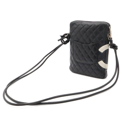 Chanel Cambon Line CC Logo Medium Pochette Shoulder Bag Crossbody Soft Calfskin — view 2