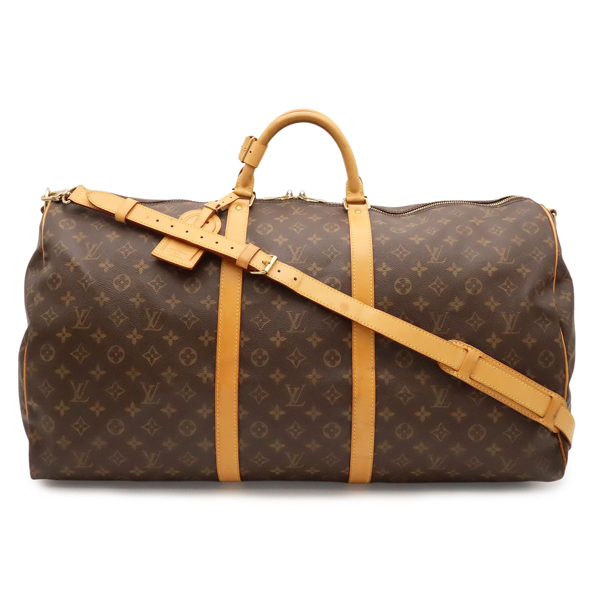 Louis Vuitton Monogram Keepall Bandouliere 60 Boston Bag Purse 2-Way