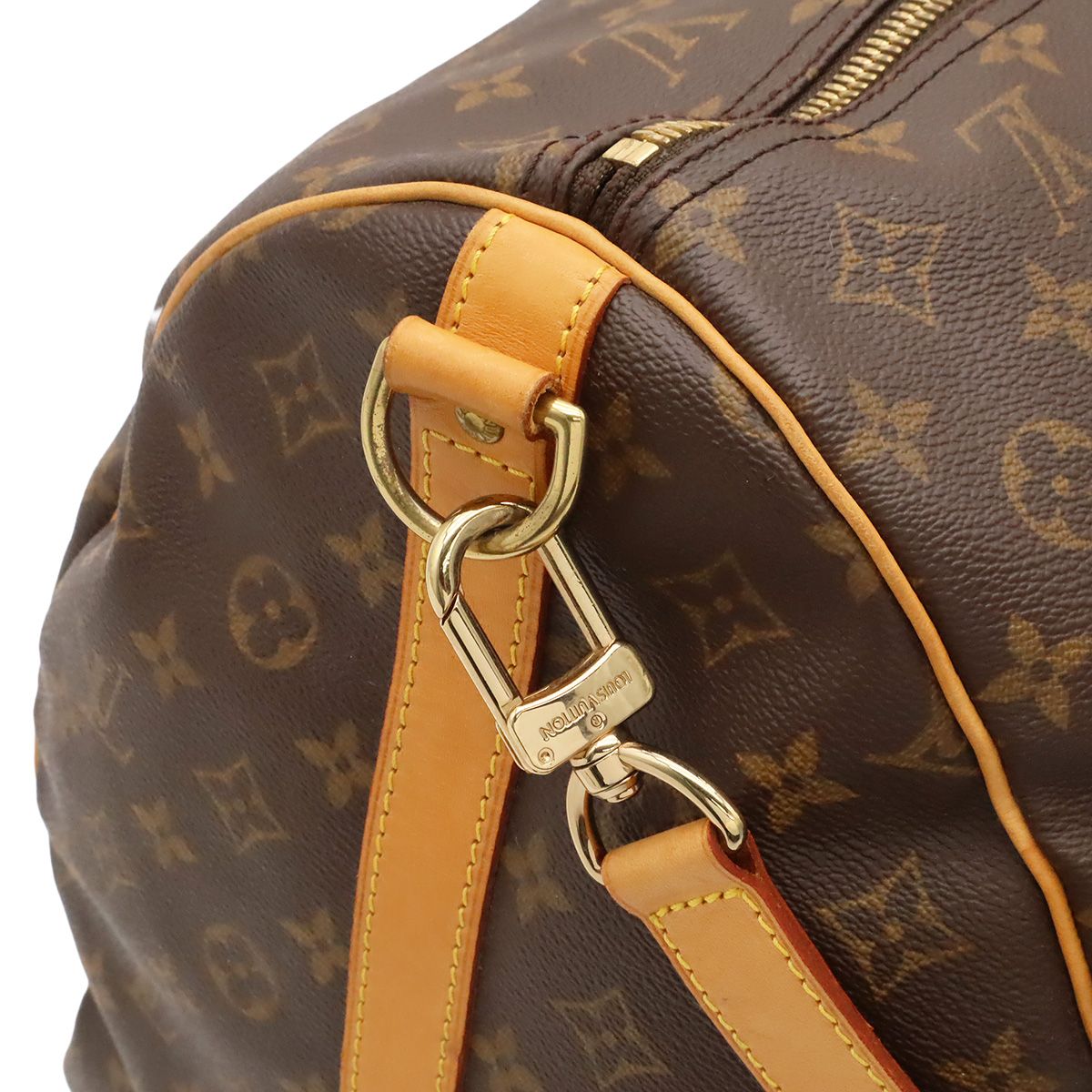 Louis Vuitton Monogram Keepall Bandouliere 60 Boston Bag Purse 2-Way — view 7