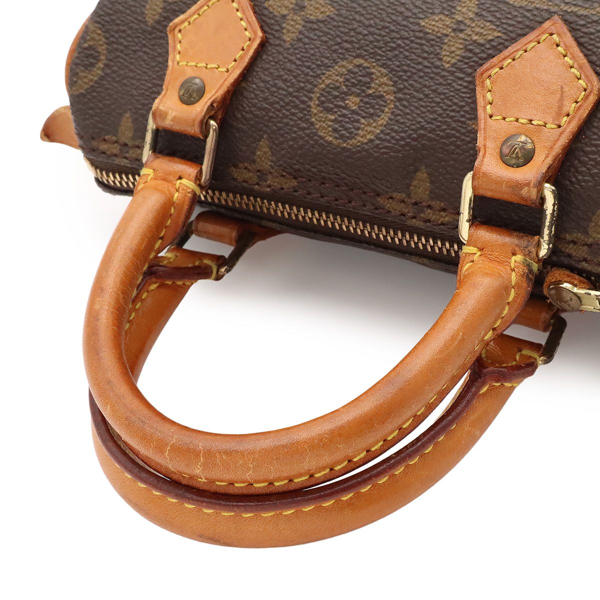 Louis Vuitton Monogram Mini Speedy Mini Bag Pouch Case 2-Way — view 4