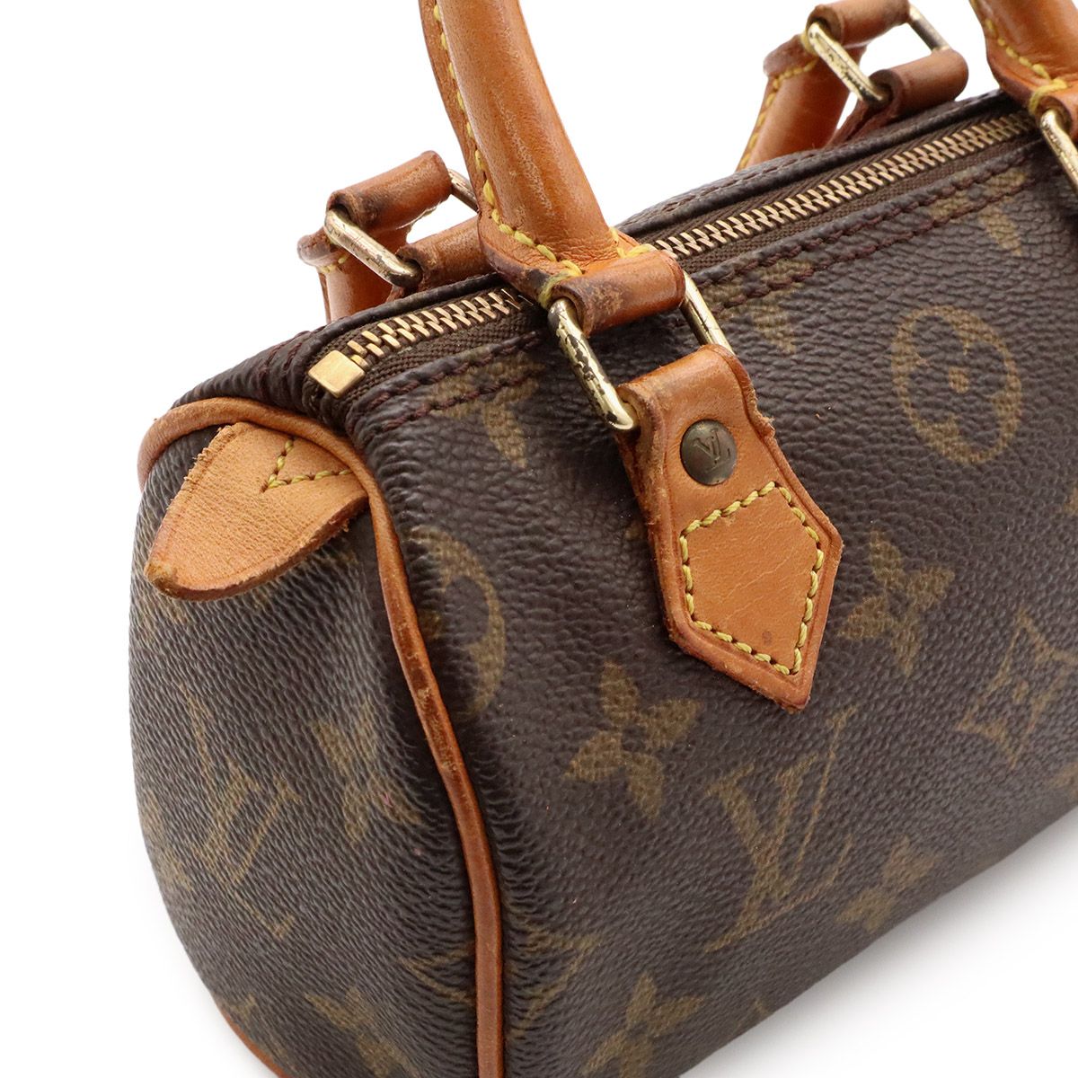 Louis Vuitton Monogram Mini Speedy Mini Bag Pouch Case 2-Way — view 7