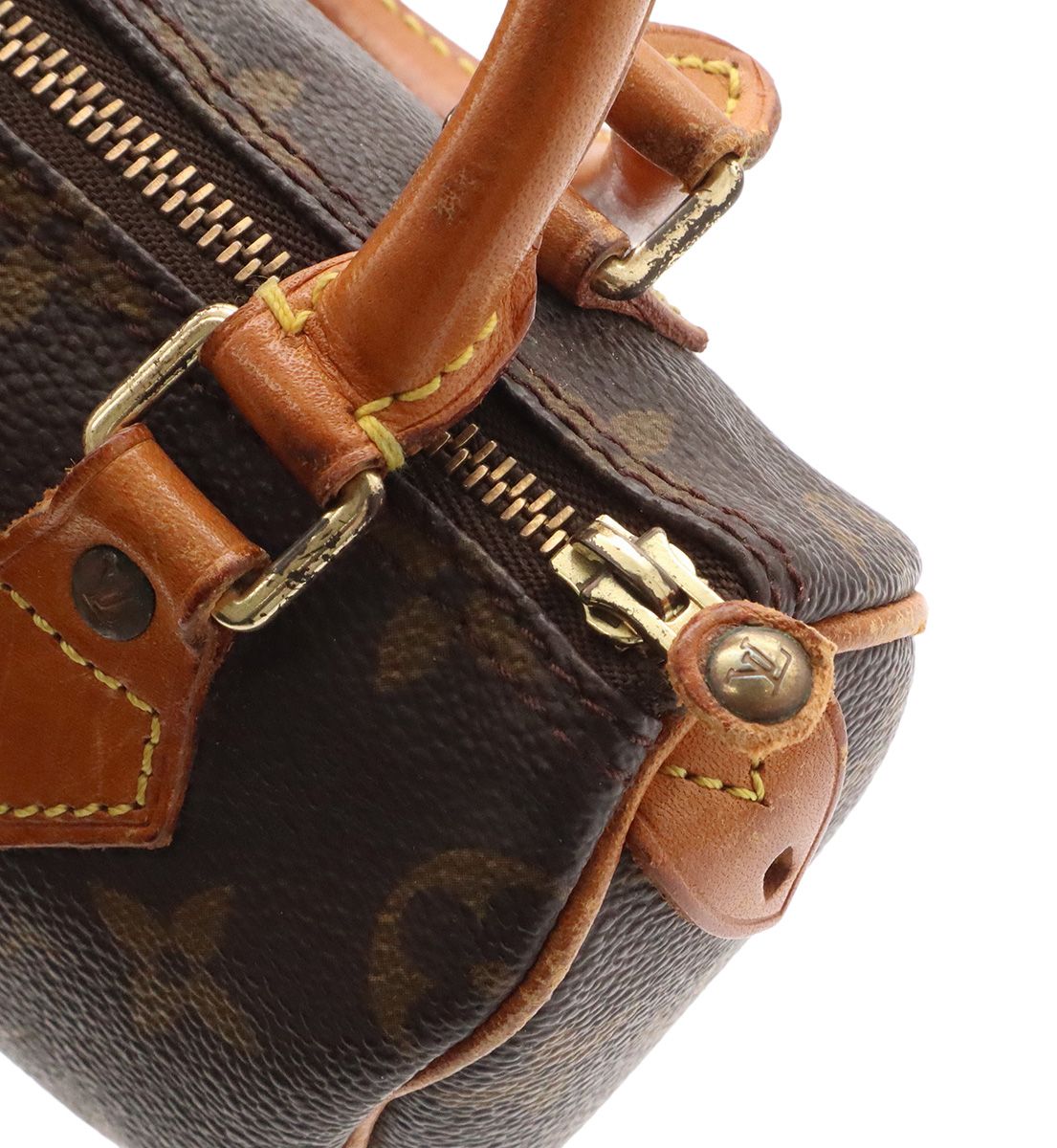 Louis Vuitton Monogram Mini Speedy Mini Bag Pouch Case 2-Way — view 6