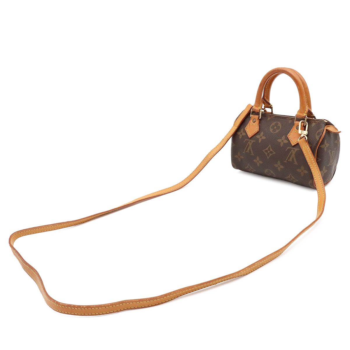 Louis Vuitton Monogram Mini Speedy Mini Bag Pouch Case 2-Way — view 2