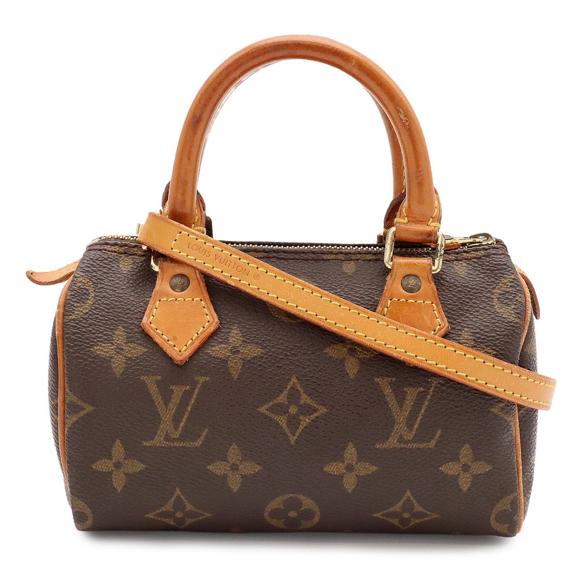 Louis Vuitton Monogram Mini Speedy Mini Bag Pouch Case 2-Way