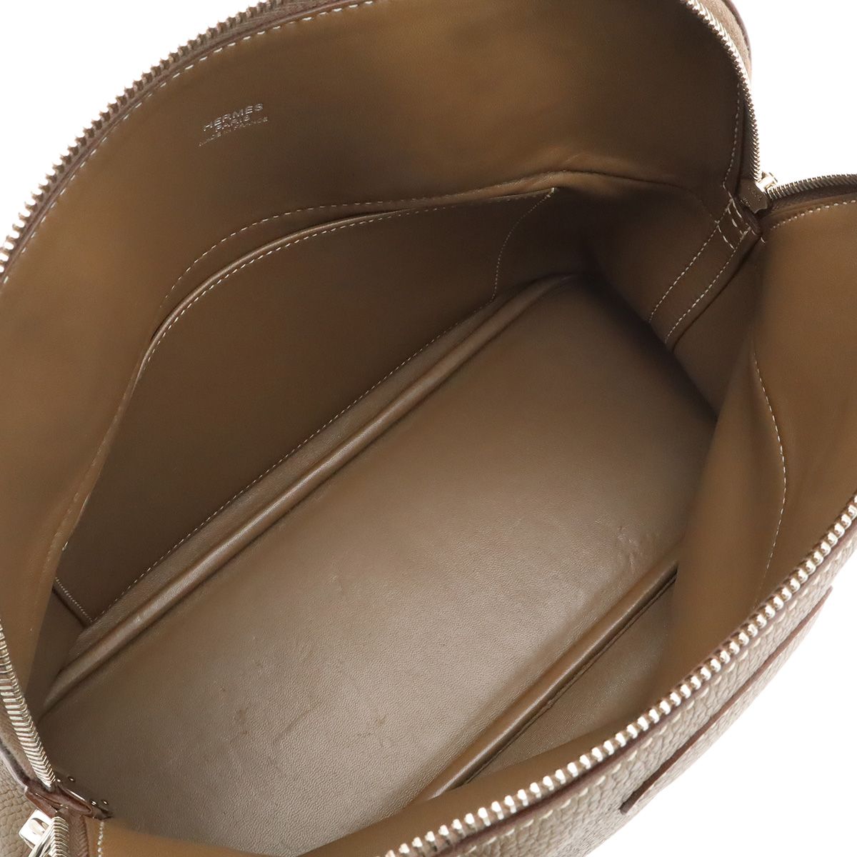 Hermes Bolide 31 2-Way Shoulder Bag Taurillon Clemence Leather Etoupe Greige — view 7