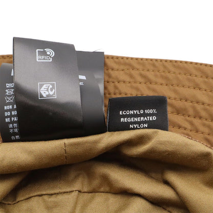 Prada Triangle Logo Bucket Hat Nylon Khaki Beige #xl 58 — view 5