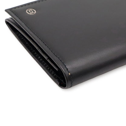 Cartier Pasha Line Card Case Business Calf Leather Black Silver — view 3