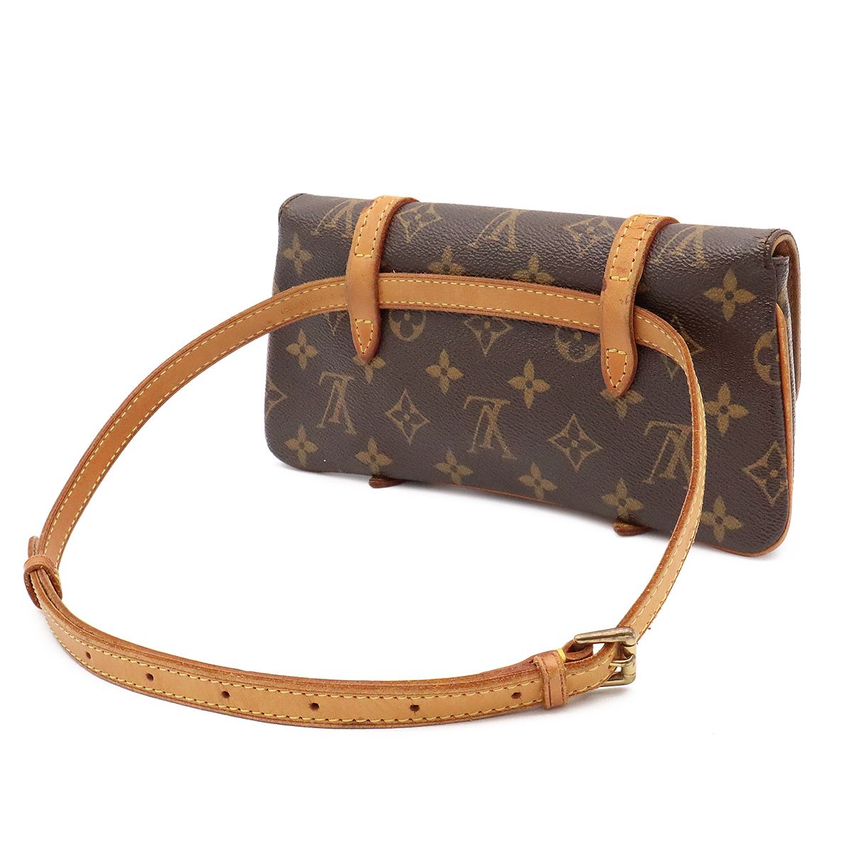 Louis Vuitton Monogram Pochette Marelle Belt Bag Waist Pouch 2-Way Clutch — view 2