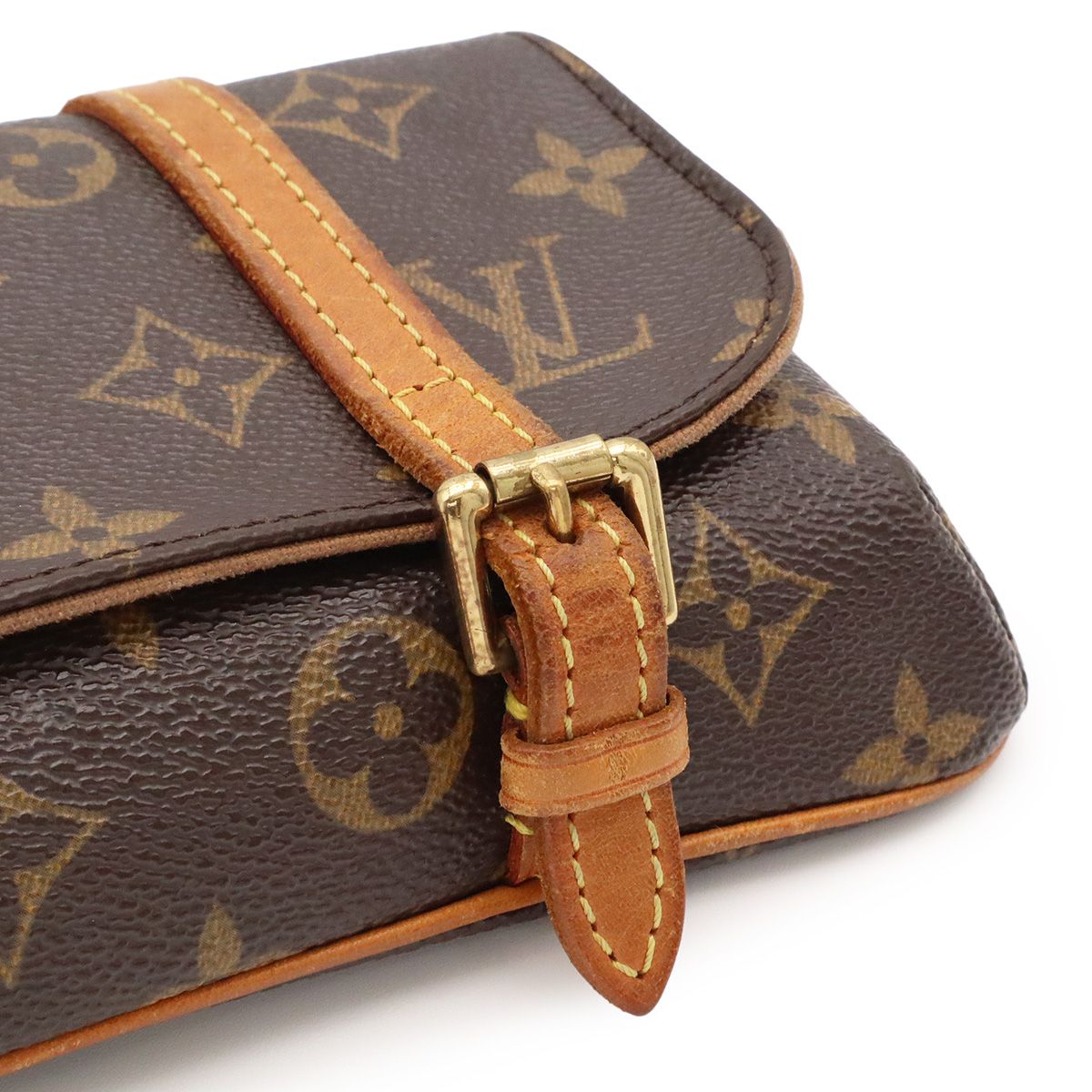 Louis Vuitton Monogram Pochette Marelle Belt Bag Waist Pouch 2-Way Clutch — view 5