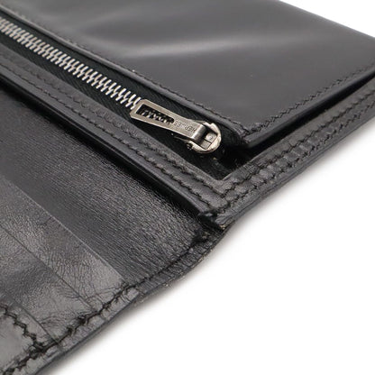 Hermes Bearn Classic Wallet Bifold Box Calf Leather Black Silver — view 7
