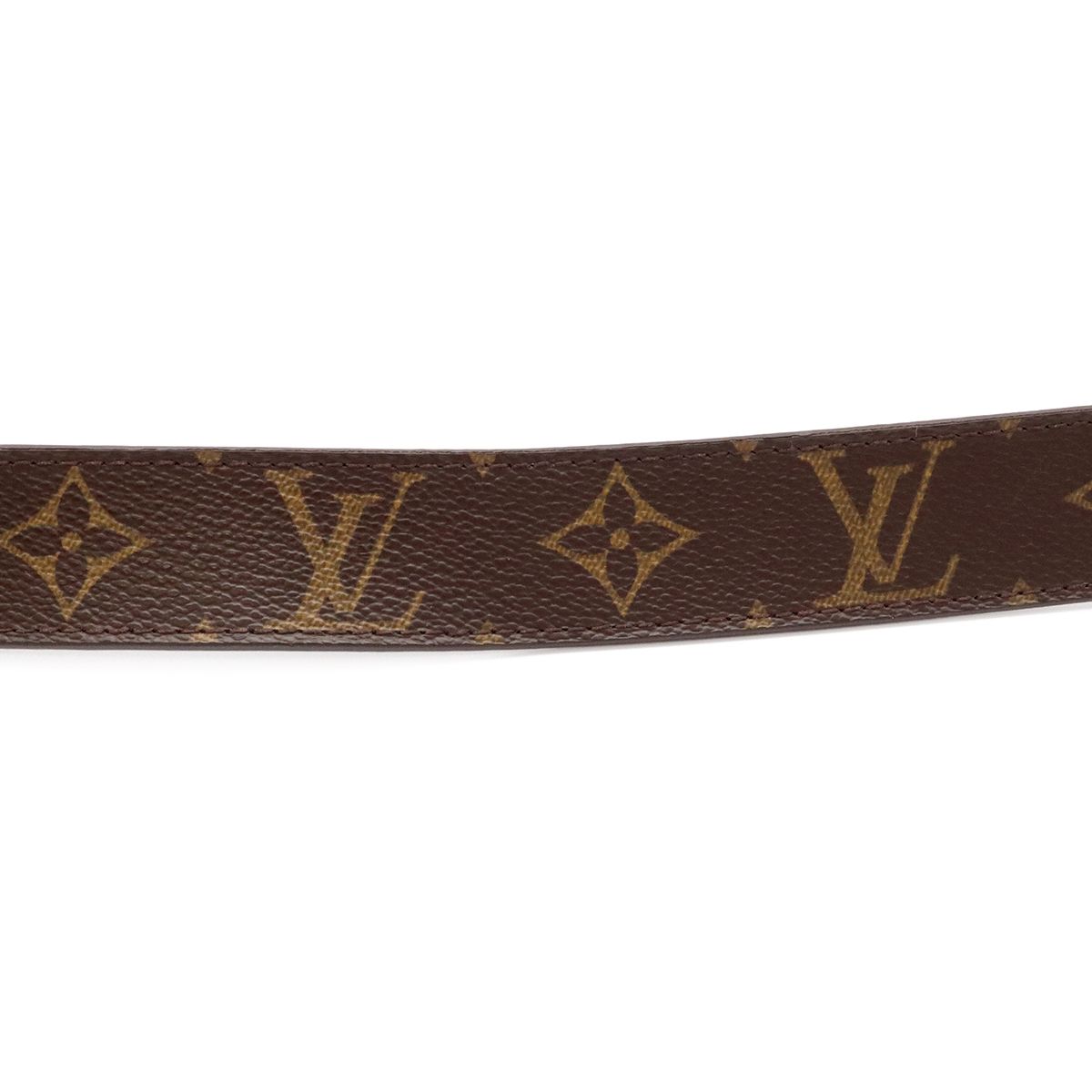 Louis Vuitton Monogram Ceinture LV Cut Belt Silver 90 — view 5