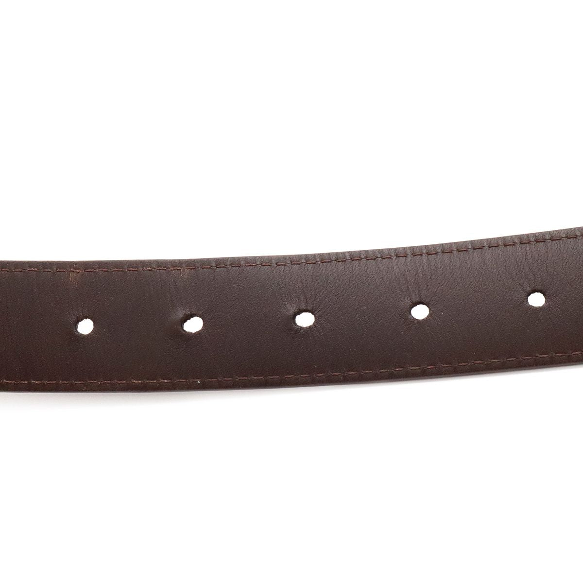 Louis Vuitton Monogram Ceinture LV Cut Belt Silver 90 — view 8