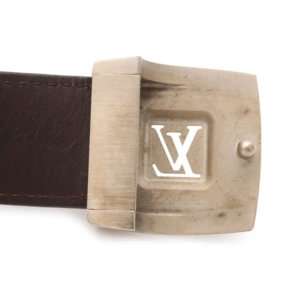 Louis Vuitton Monogram Ceinture LV Cut Belt Silver 90 — view 4