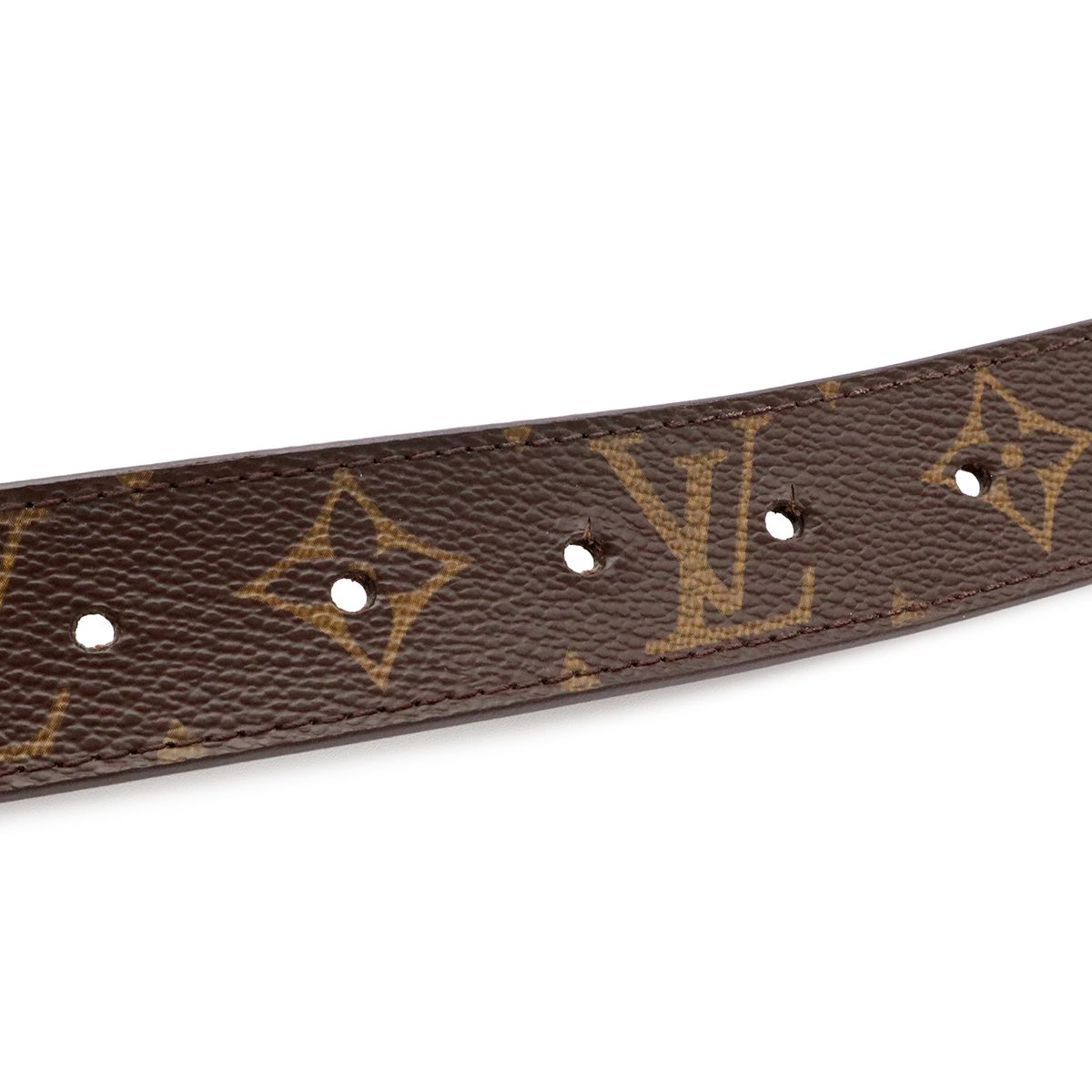 Louis Vuitton Monogram Ceinture LV Cut Belt Silver 90 — view 6