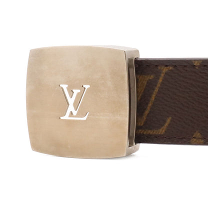 Louis Vuitton Monogram Ceinture LV Cut Belt Silver 90 — view 3