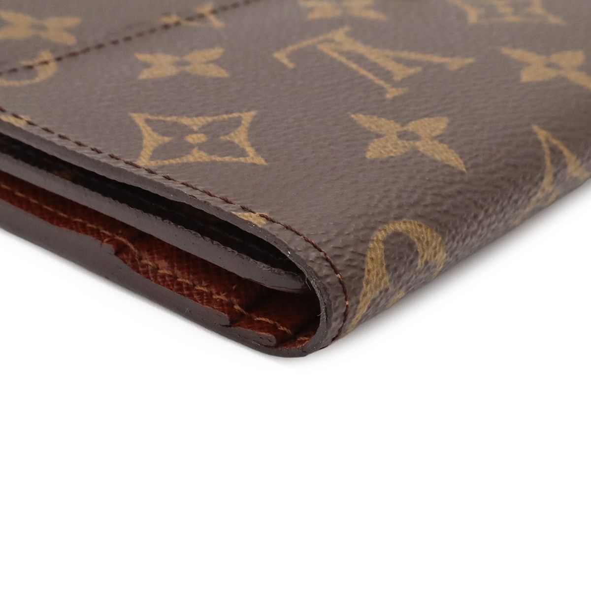 Louis Vuitton Monogram Pochette Passport 3 Trifold Wallet Case — view 3