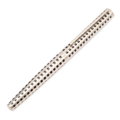 Louis Vuitton Jet Rack Ballpoint Pen Cap Type Metal Silver Blue