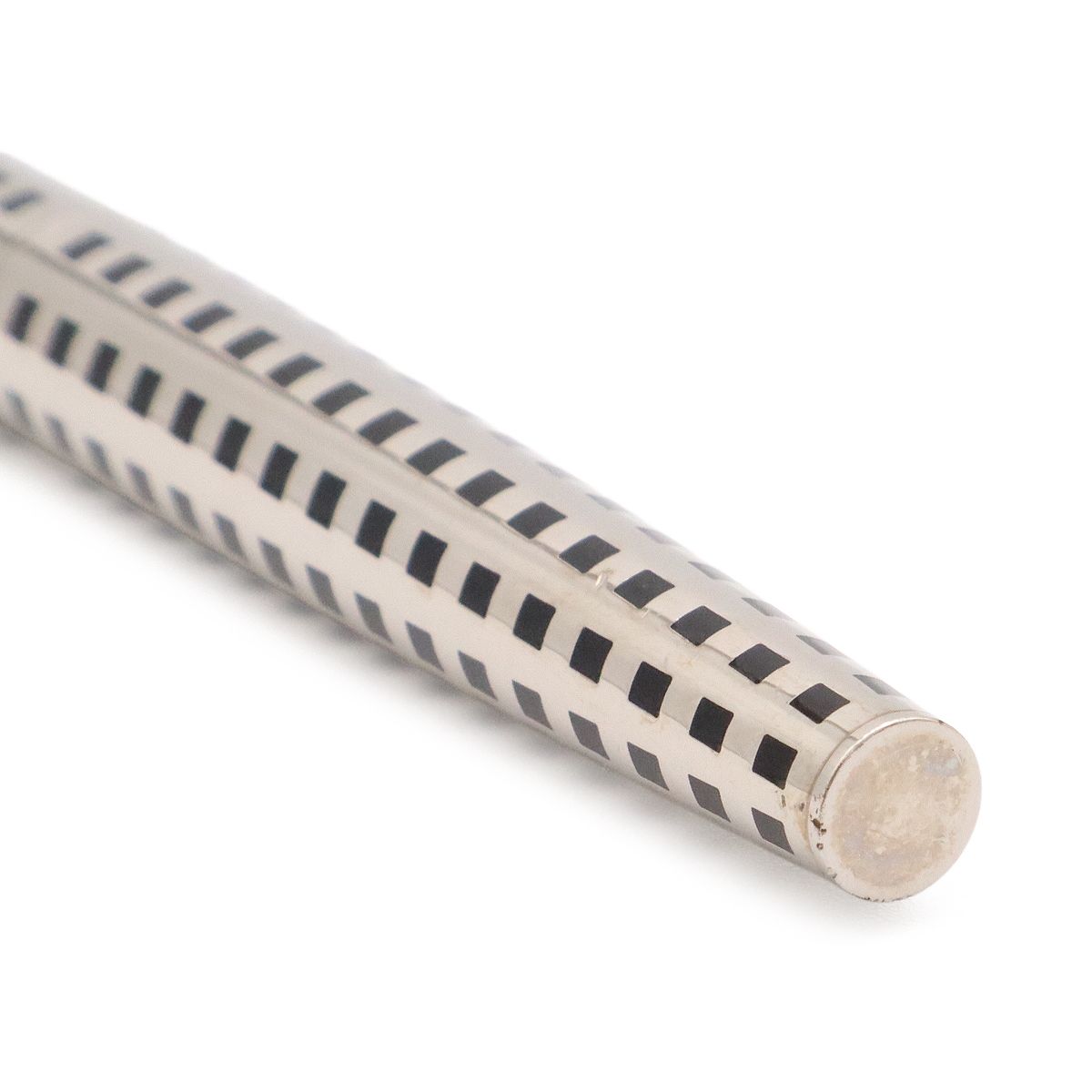 Louis Vuitton Jet Rack Ballpoint Pen Cap Type Metal Silver Blue — view 3