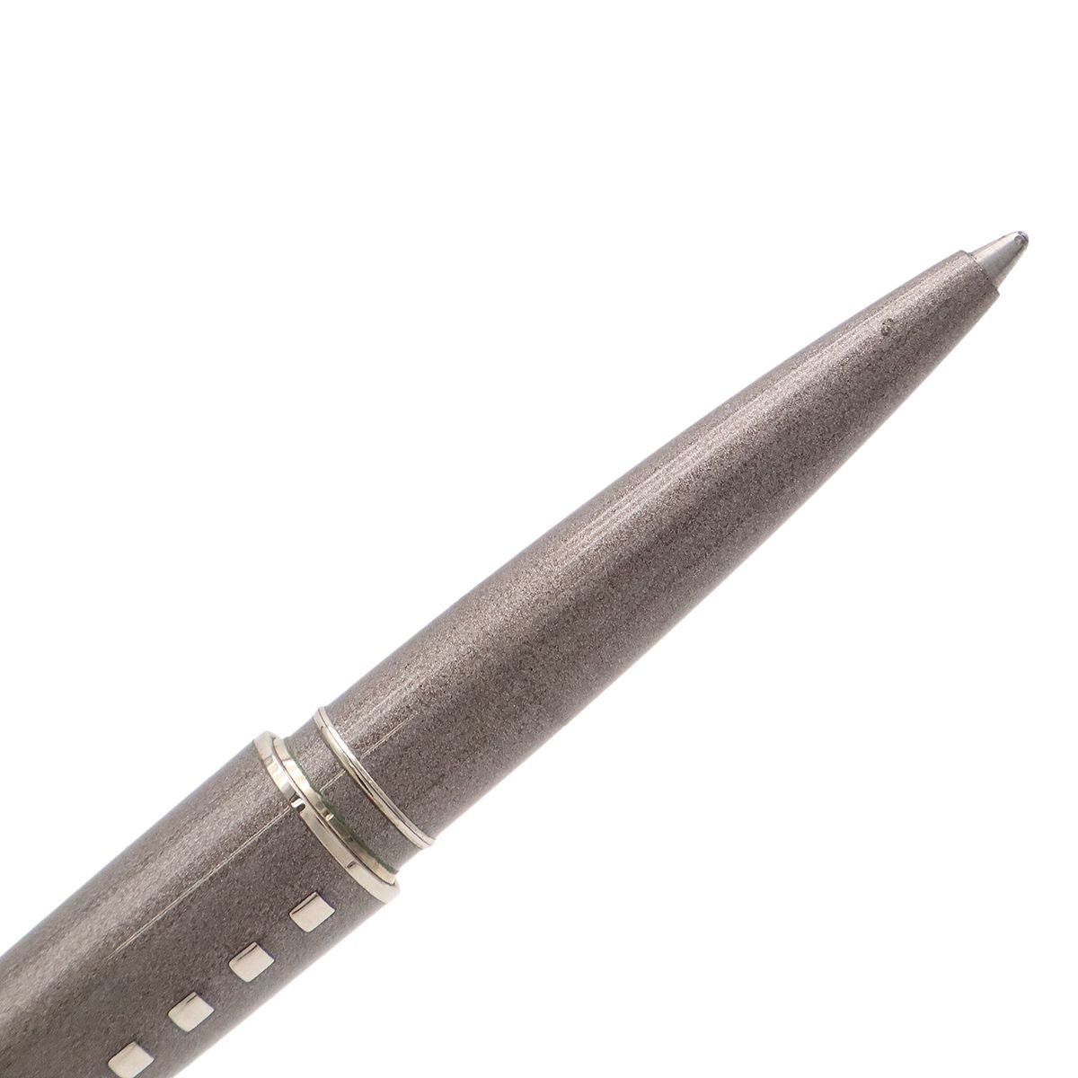 Louis Vuitton Jet Ligne Ballpoint Pen Cap Type Silver Gray Black — view 8