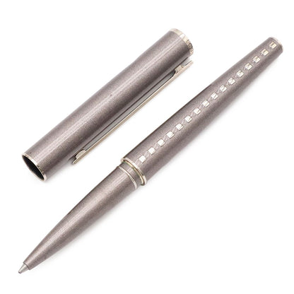 Louis Vuitton Jet Ligne Ballpoint Pen Cap Type Silver Gray Black — view 7