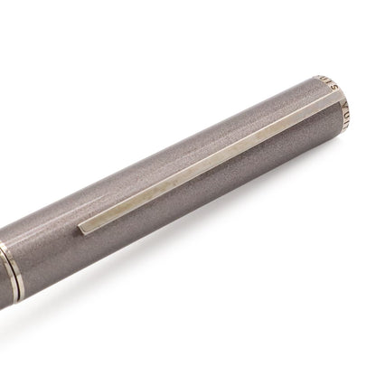 Louis Vuitton Jet Ligne Ballpoint Pen Cap Type Silver Gray Black — view 3