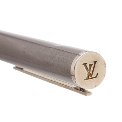 Louis Vuitton Jet Ligne Ballpoint Pen Cap Type Silver Gray Black — view 2