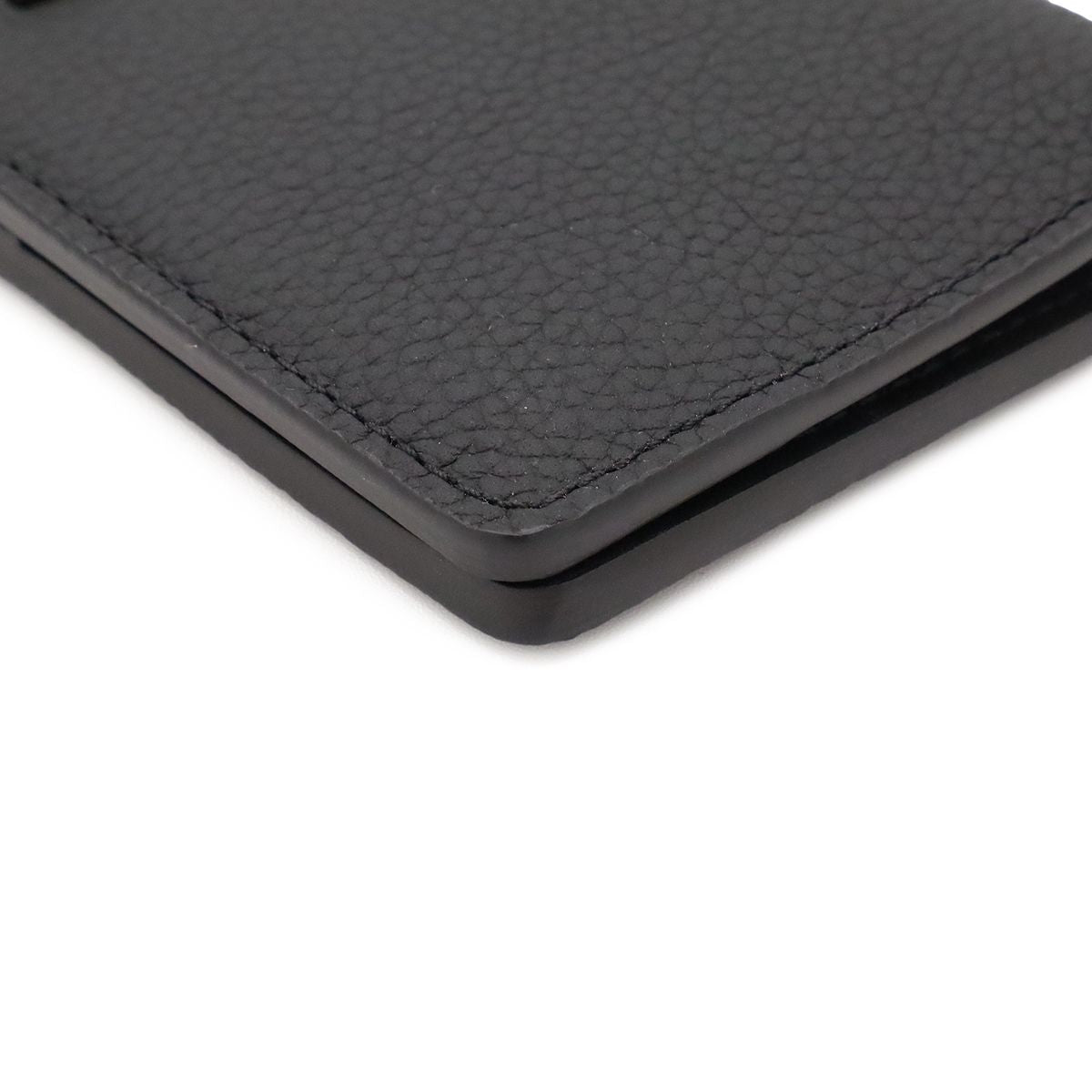 Louis Vuitton LV Aerogram Pocket Organizer Card Case Business Leather Black — view 3