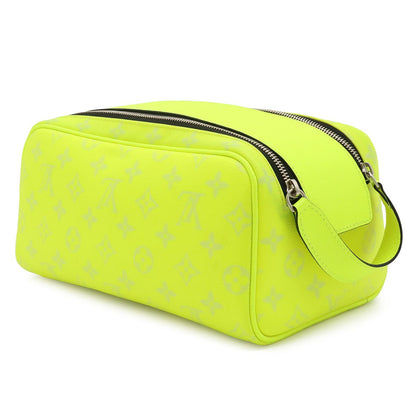Louis Vuitton Taigarama Dopp Kit Clutch Handbag Yellow — view 2