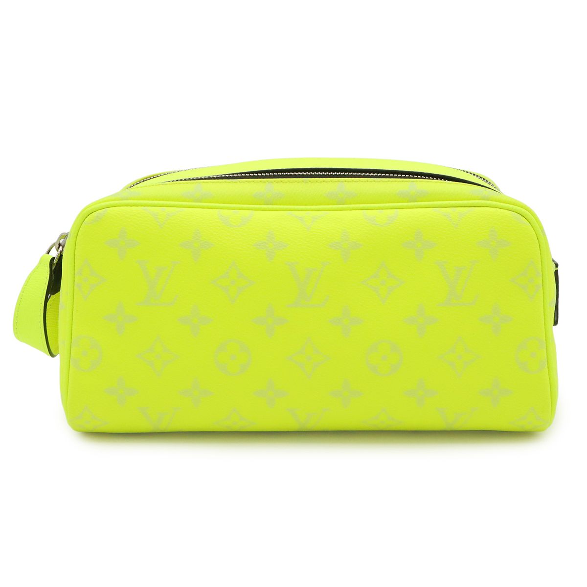 Louis Vuitton Taigarama Dopp Kit Clutch Handbag Yellow