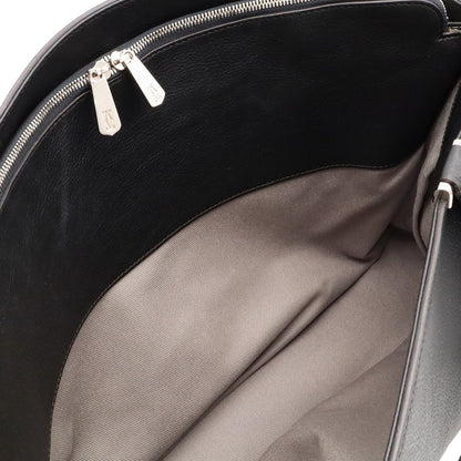 Cartier C de Cartier MM Tote Shoulder Bag Leather Black Silver — view 7
