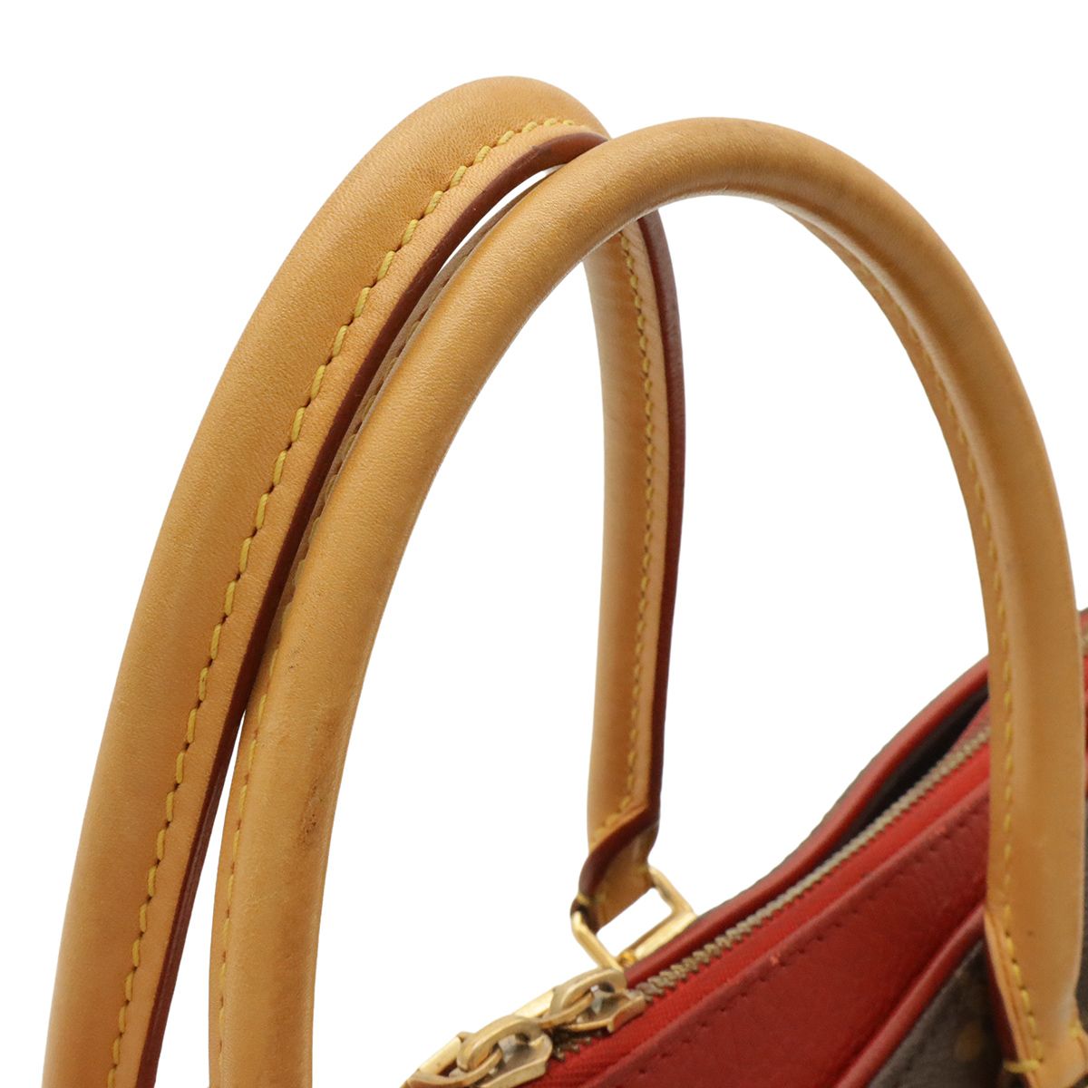 Louis Vuitton Monogram Pallas MM 2-Way Shoulder Bag Cerise Red — view 4