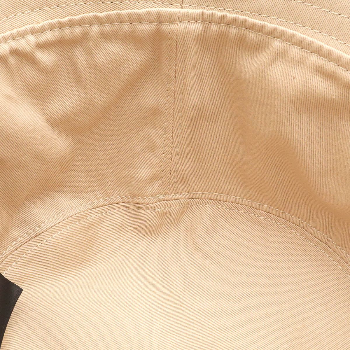 Fendi Zucca Fabric Reversible Bucket Hat Polyester 65% Cotton 35% Brown Beige — view 5