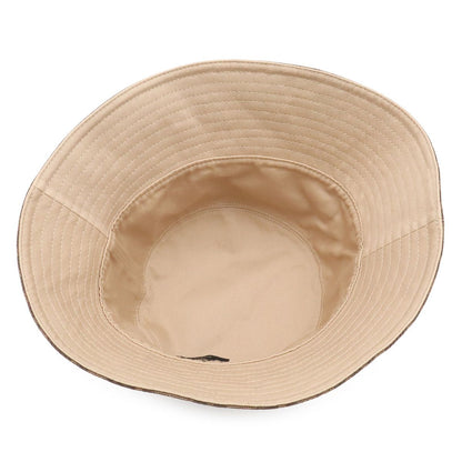 Fendi Zucca Fabric Reversible Bucket Hat Polyester 65% Cotton 35% Brown Beige — view 4