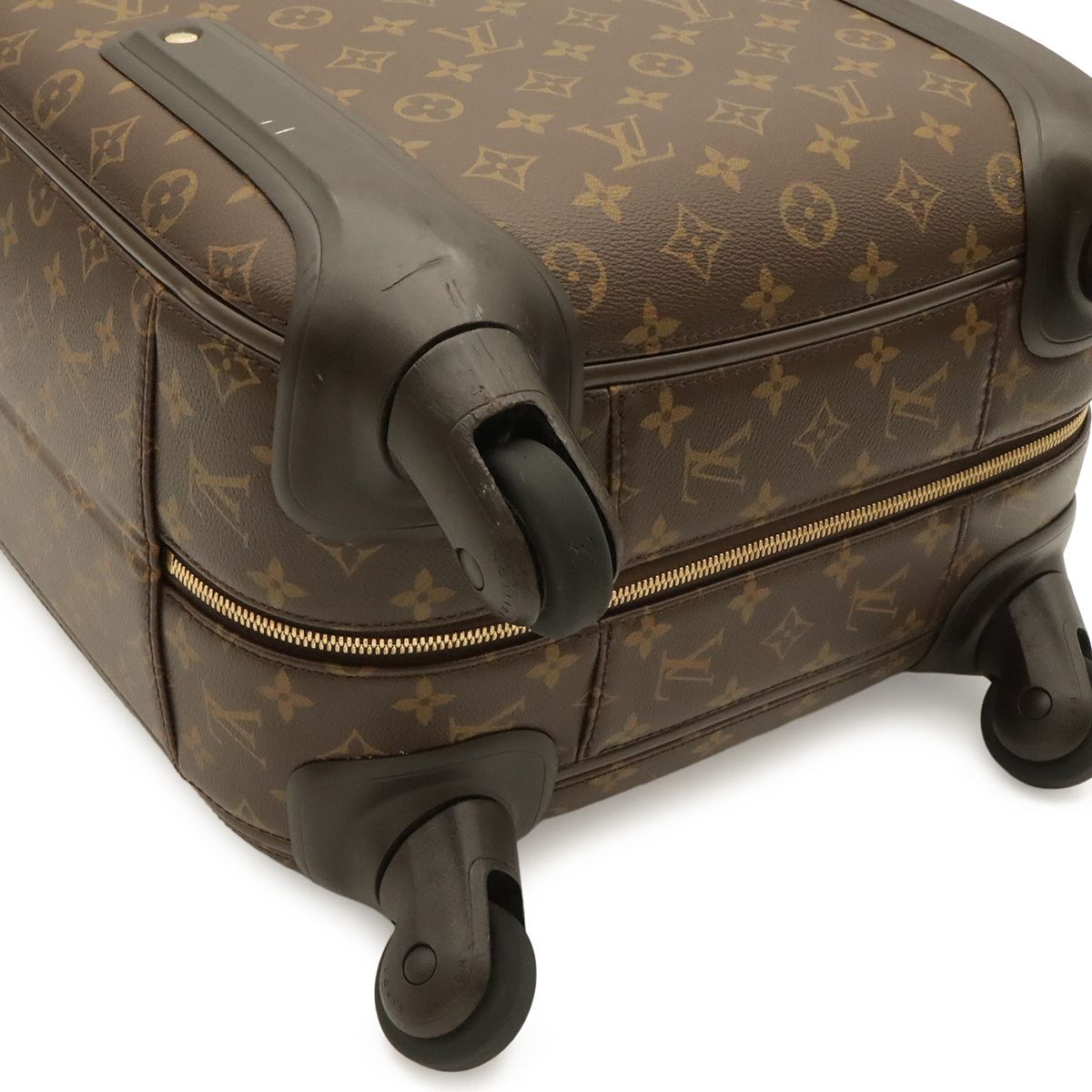 Louis Vuitton Monogram Travel Bag Carry Case Suitcase Trolley Casters — view 3