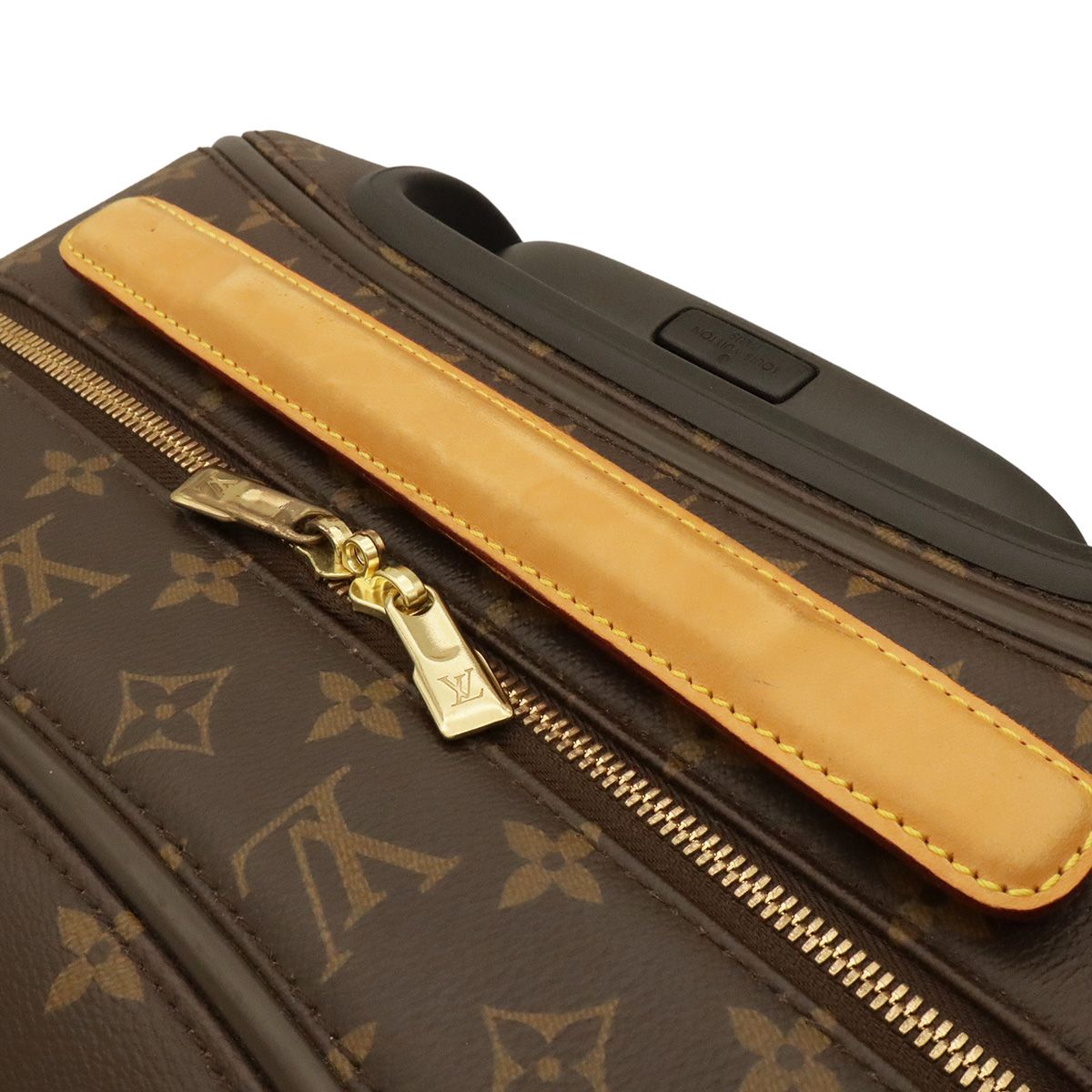 Louis Vuitton Monogram Travel Bag Carry Case Suitcase Trolley Casters — view 5