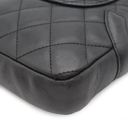 Chanel Cambon Line CC Logo Medium Pochette Shoulder Bag Crossbody Soft Calfskin — view 3