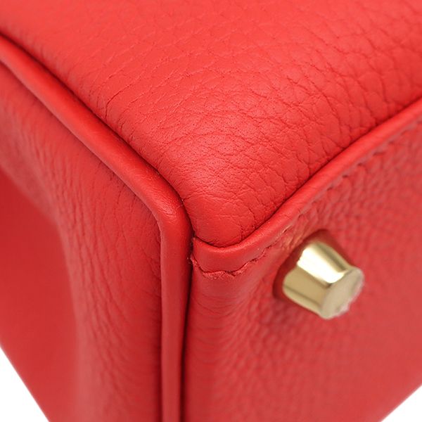 Hermes 2-Way Bag Kelly 25 Retourne Togo Rouge de Coeur Gold Red — view 4