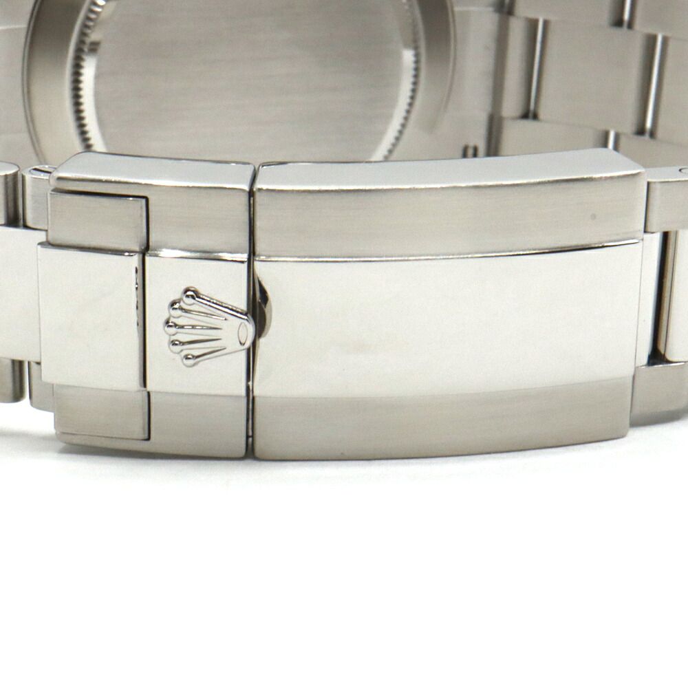 Rolex Daytona Black SS Automatic Satin Finish Buckle Watch — view 8