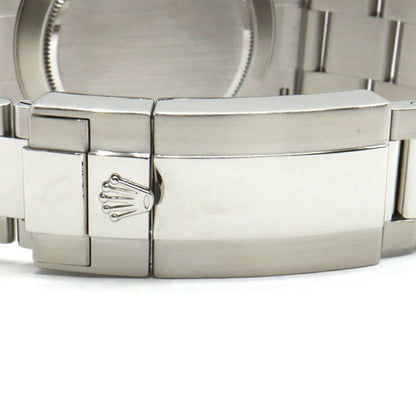 Rolex Daytona Black SS Automatic Satin Finish Buckle Watch — view 8