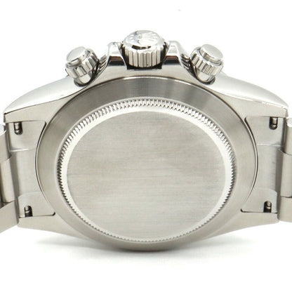 Rolex Daytona Black SS Automatic Satin Finish Buckle Watch — view 6