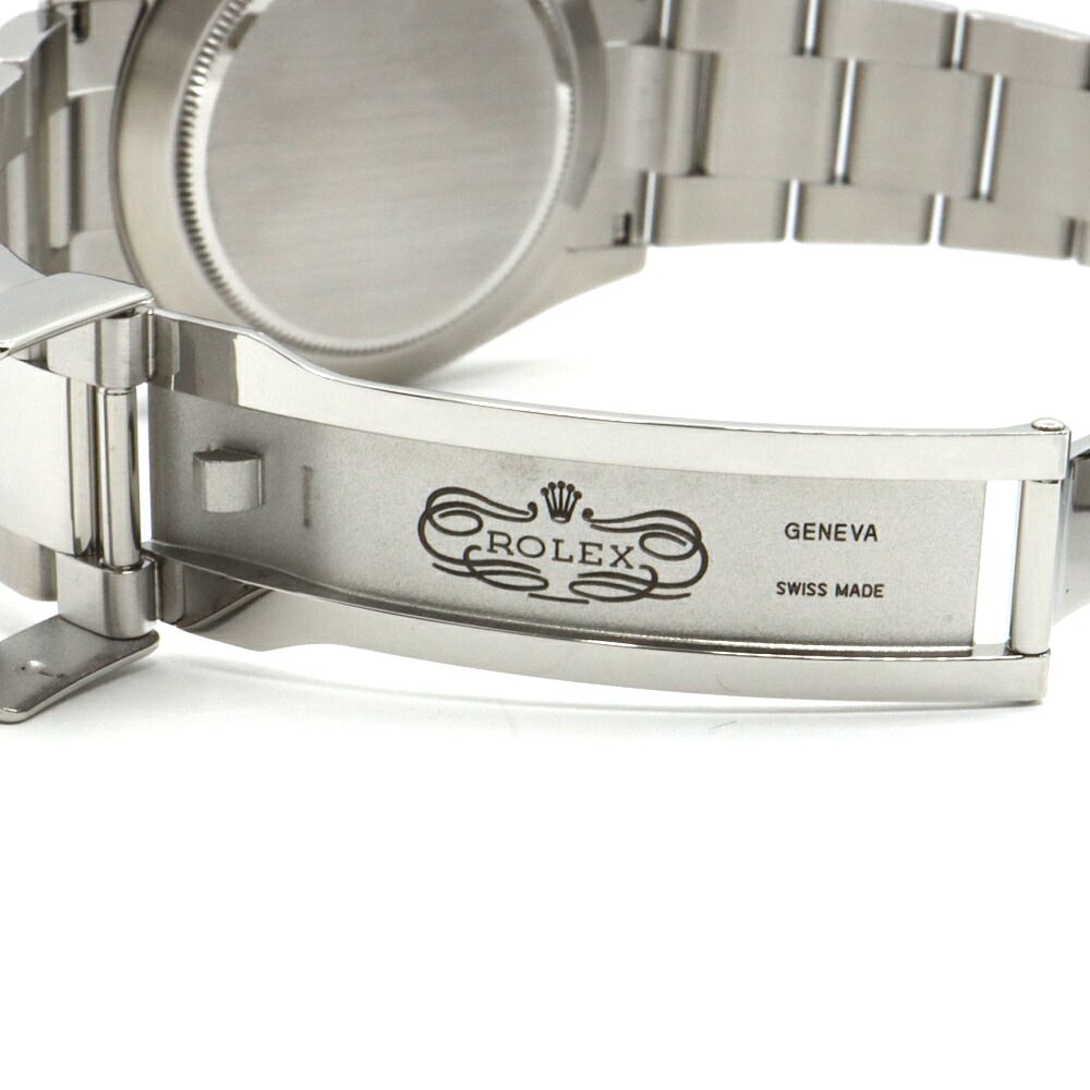 Rolex Daytona Black SS Automatic Satin Finish Buckle Watch — view 7