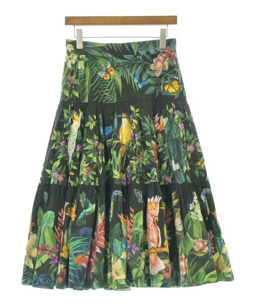 Dolce & Gabbana Botanical Pattern Long Maxi Skirt
