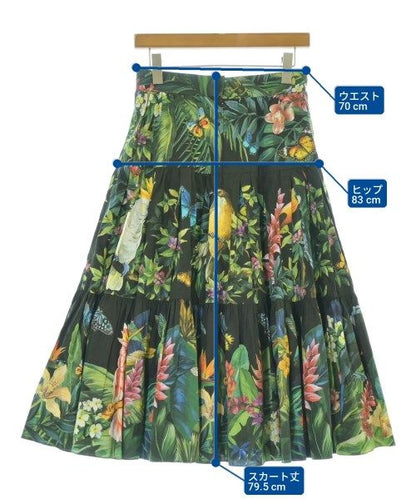 Dolce & Gabbana Botanical Pattern Long Maxi Skirt — view 7