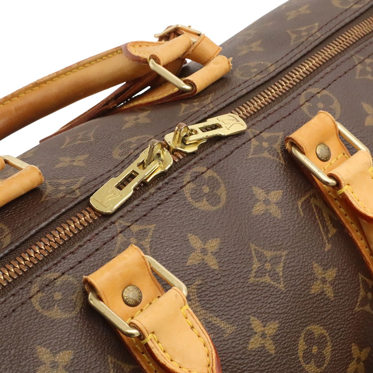 Louis Vuitton Monogram Keepall Bandouliere 45 Boston Bag Purse 2-Way — view 5