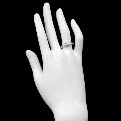 Tiffany & Co Three Stone Diamond Ring Platinum — view 8