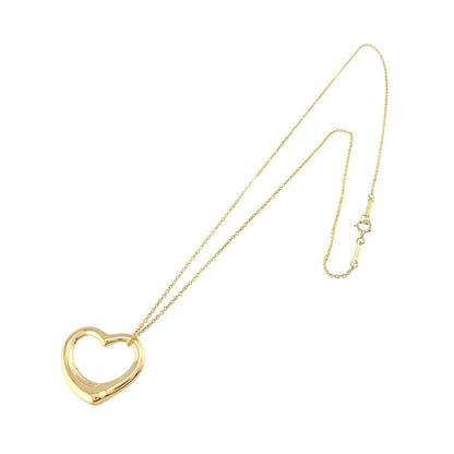 Tiffany & Co Open Heart Necklace 40 18k Yellow Gold — view 2