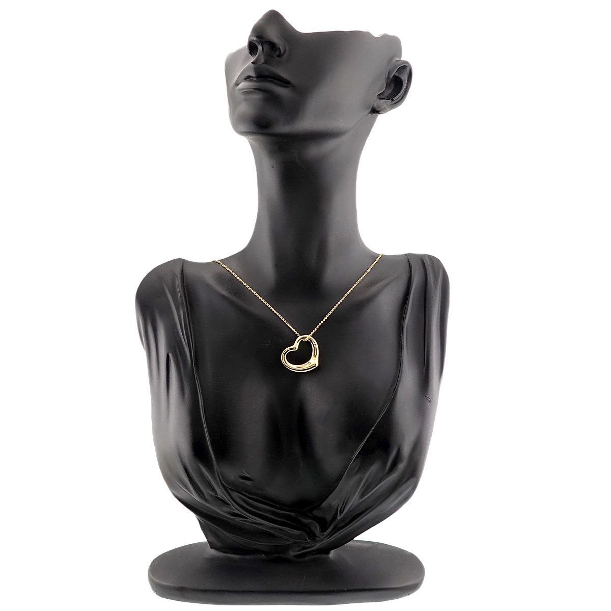 Tiffany & Co Open Heart Necklace 40 18k Yellow Gold — view 7