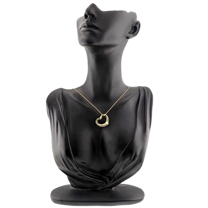 Tiffany & Co Open Heart Necklace 40 18k Yellow Gold — view 7
